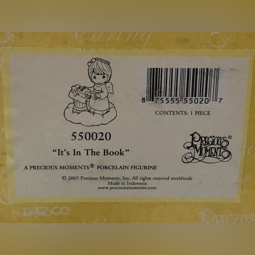 Precious Moments “It’s In The Book” Angel Figurine - Picture 4 of 4